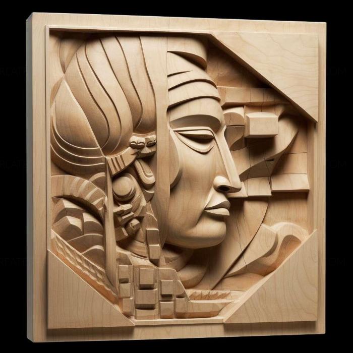 نموذج ثلاثي الأبعاد لآلة CNC 3D Art 